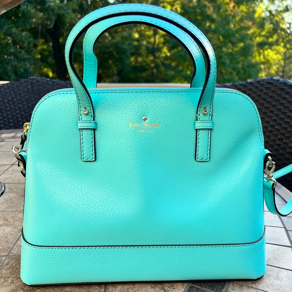 Kate Spade Tiffany Blue Dome Purse BNWOT